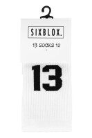 Sixblox. Socks 1312 White Black