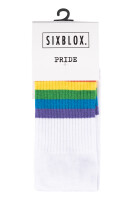 Sixblox. Socks Pride White 