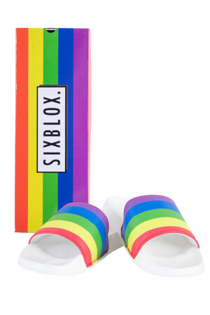 Sixblox. Flip Flops Pride White  45