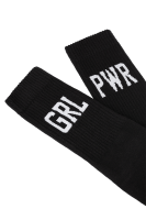 Sixblox. Socks GRL PWR Black White EU39-42
