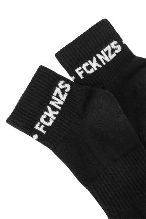 Sixblox. Quarter Socks FCK NZS Black EU43-46