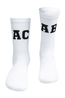 Sixblox. Socks ACAB White Black