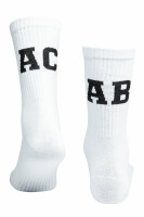 Sixblox. Socks ACAB White Black