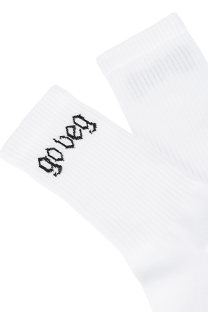 Sixblox. Socks Go Veg White
