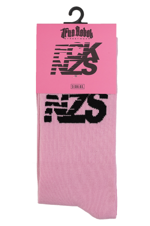 True Rebel Socks FCK NZS Sports Pink