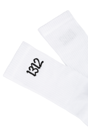 Sixblox. Socks Embroidered 1312 White