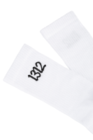 Sixblox. Socks Embroidered 1312 White