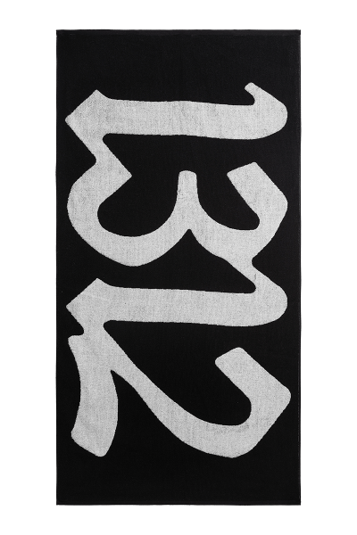 Sixblox. 1312 Towel Black