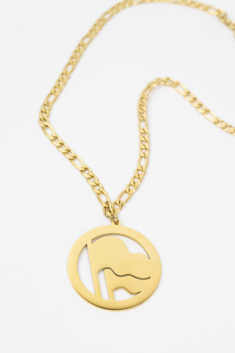 Sixblox. Antifa Soli-Necklace Golden