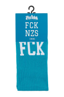 True Rebel Socks FCK NZS Ocean Blue