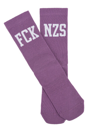 True Rebel Socks FCK NZS Purple
