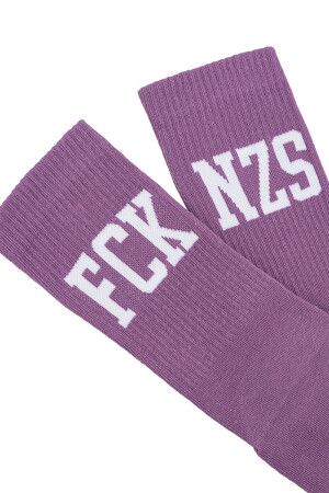 True Rebel Socks FCK NZS Purple