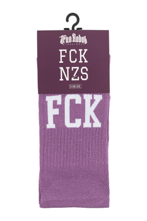True Rebel Socks FCK NZS Purple