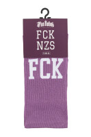 True Rebel Socks FCK NZS Purple