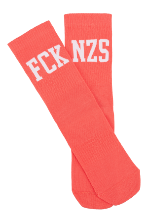 True Rebel Socks FCK NZS Neon Lachs