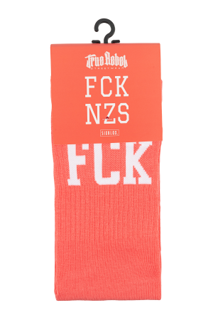 True Rebel Socks FCK NZS Neon Lachs