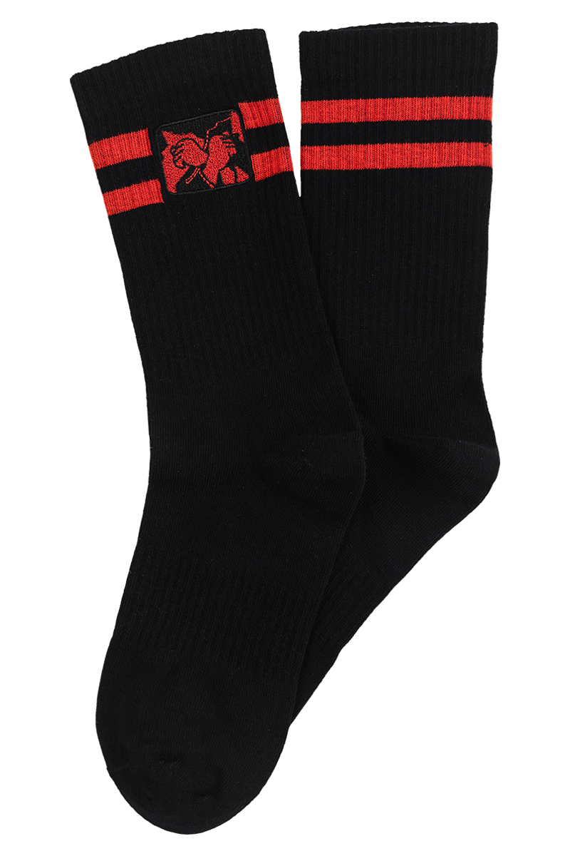 True Rebel Rote Hilfe Solisocken Black