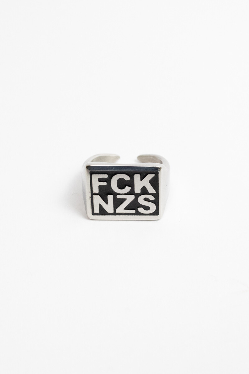 True Rebel FCK NZS Steel Ring box