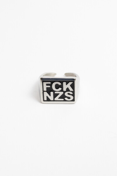 True Rebel FCK NZS Steel Ring