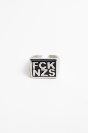 True Rebel FCK NZS Steel Ring
