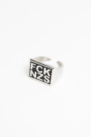 True Rebel FCK NZS Steel Ring